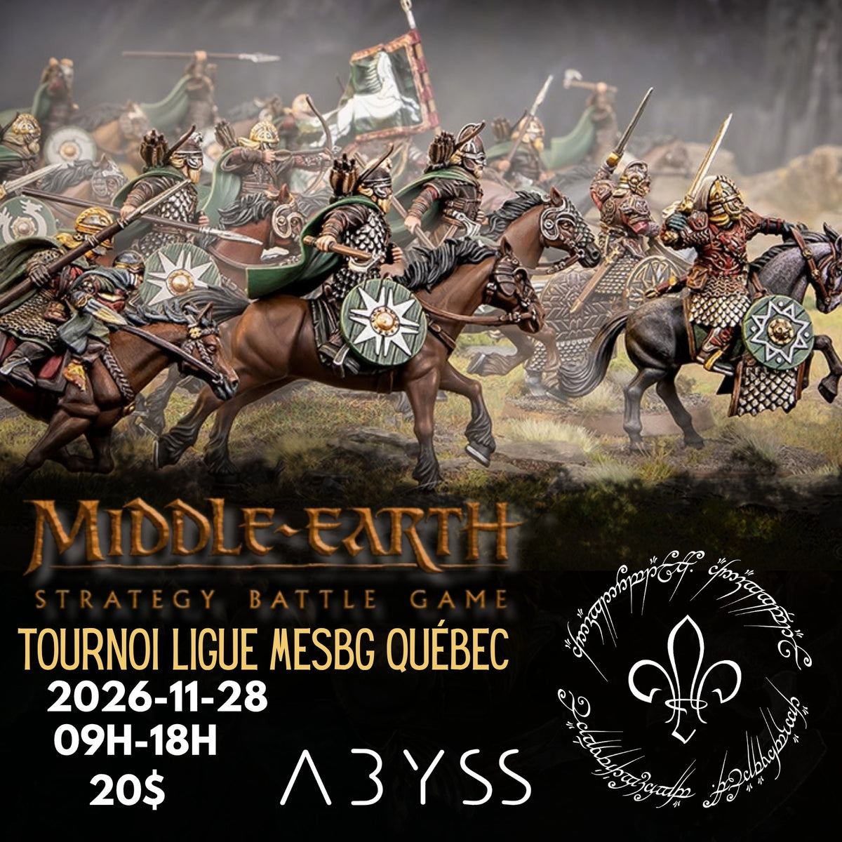 Tournoi Ligue MESBG Québec 2026-11-28