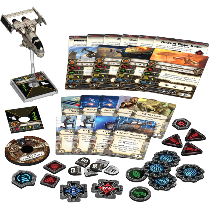 V1 Star Wars X-Wing - Mist Hunter Expansion Pack ( SWX41 ) - Used