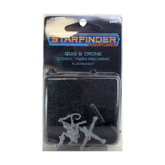 Starfinder Miniatures - Quig & Drone - Iconic Ysoki Mechanic (NJD060507)