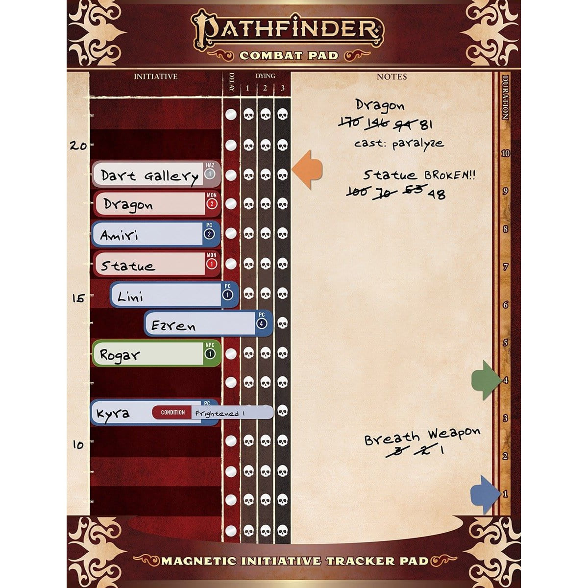 Pathfinder RPG (2E): Combat Pad