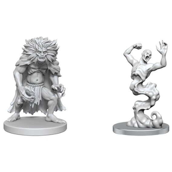 D&D Unpainted Minis - Classic Wight & Classic Wraith (90814)