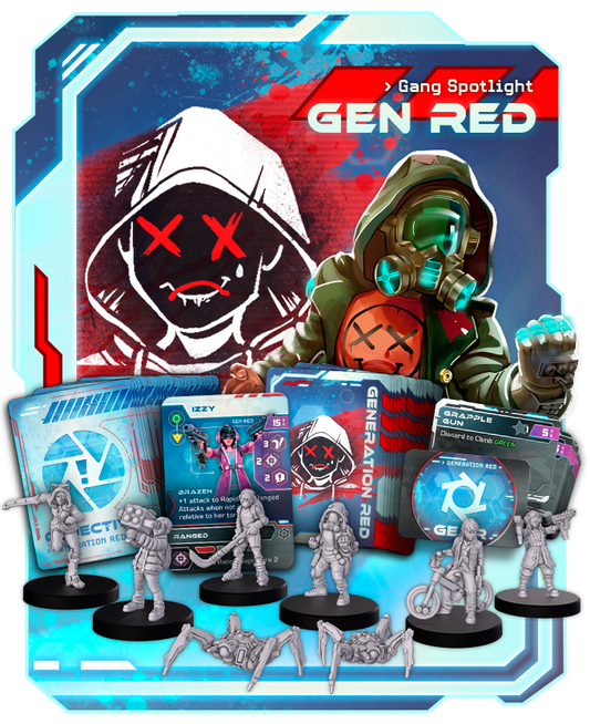 Cyber Punk Red Combat zone : Generation Red Starter Gang