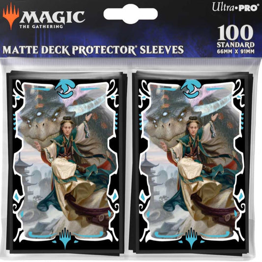 Ultra-Pro Deck Protector Sleeves Pro-Matte 100ct MTG Dragonstorm  (66mm x 91mm)