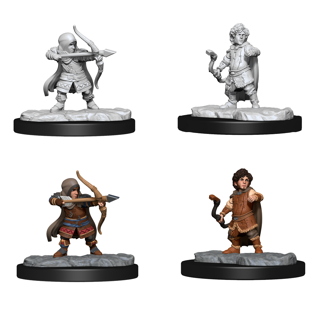 Critical Role Unpainted Minis: Lotusden Halfling Ranger