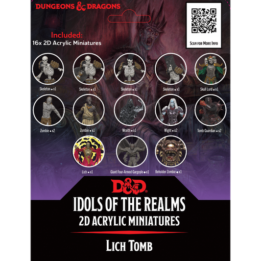 D&D Idols of the Realms: 2D Miniatures - Lich Tomb (94525)