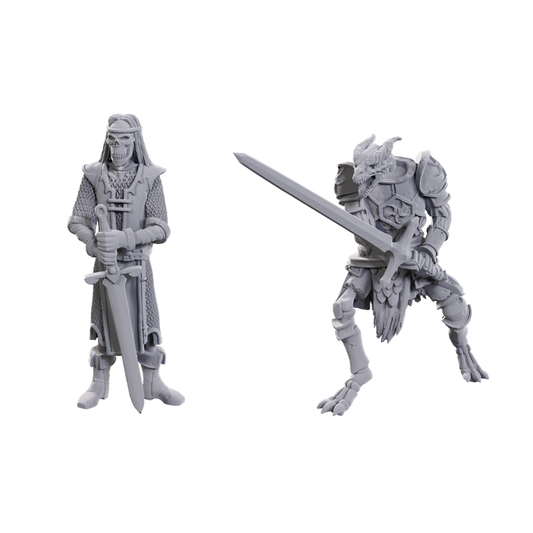 D&D Unpainted Minis - 50th Anniversary Ltd. Ed. Skeleton Knights (90736)