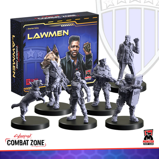 Cyber Punk Red Combat Zone : Lawmen Faction Starter