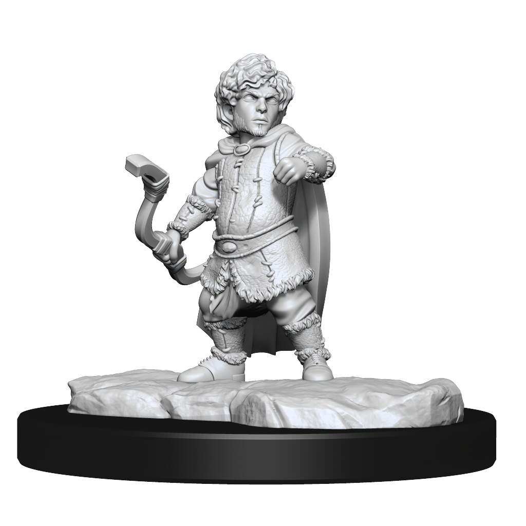 Critical Role Unpainted Minis: Lotusden Halfling Ranger