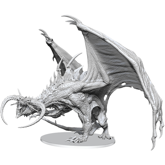 Pathfinder Battles - Adult Diabolic Dragon Unpainted Mini (90847)
