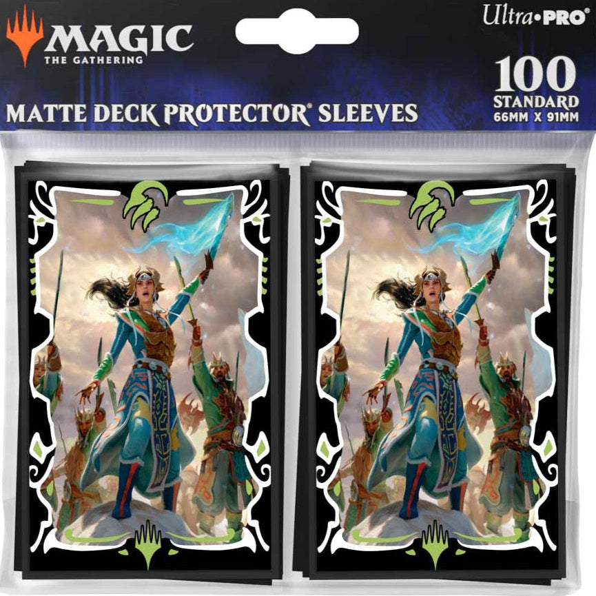 Ultra-Pro Deck Protector Sleeves Pro-Matte 100ct MTG Dragonstorm  (66mm x 91mm)
