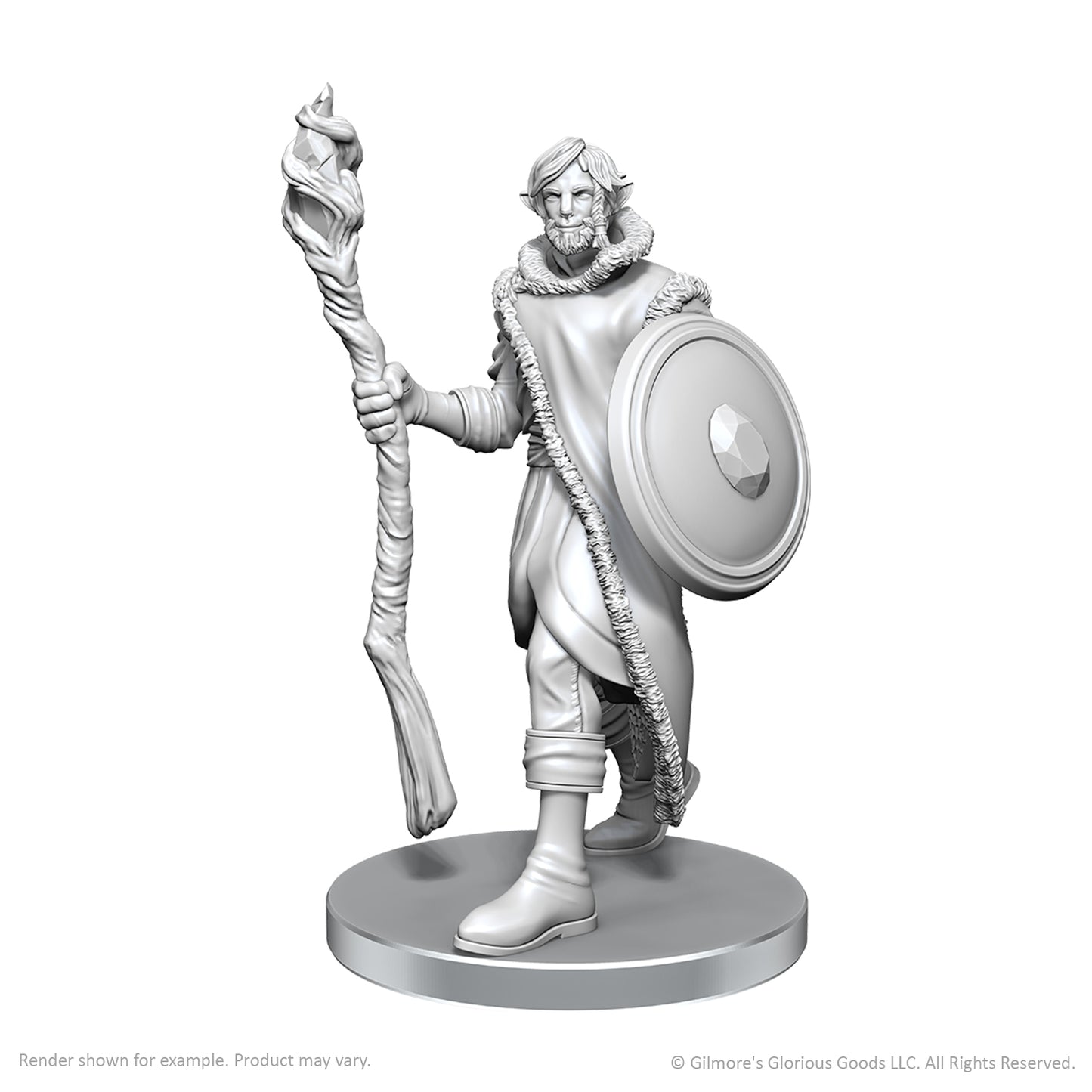 Critical Role Unpainted Minis: Mollymauk Tealeaf & Caduceus Clay (90790)