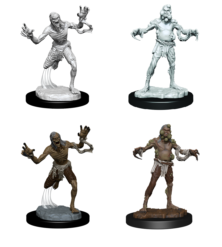 Critical Role Unpainted Minis: Husk Zombies