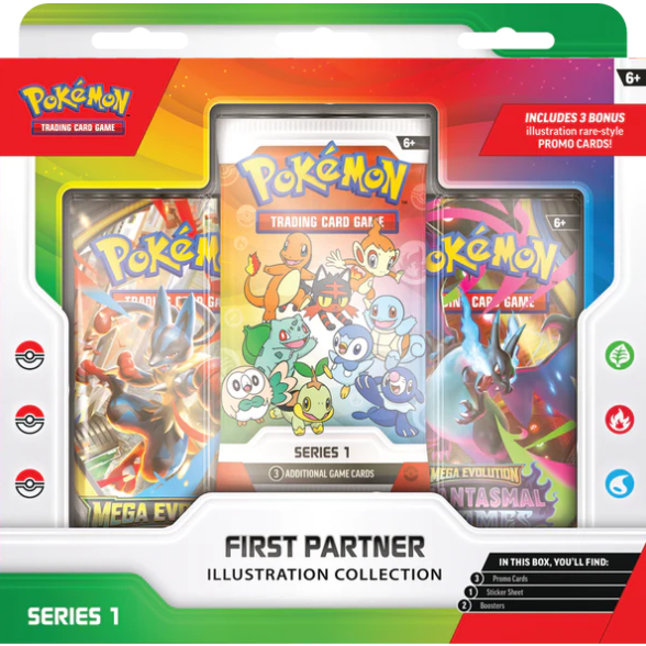 Pokemon - First Partner Illustration Collection - Series 1