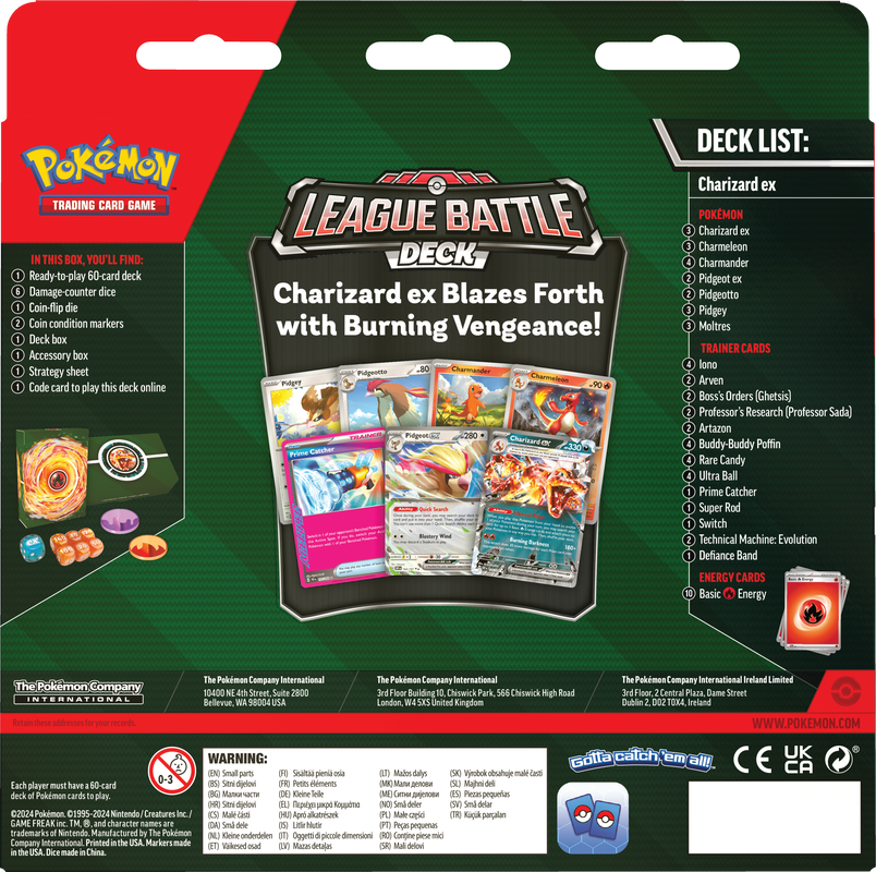 Pokemon - Charizard ex League Battle Deck