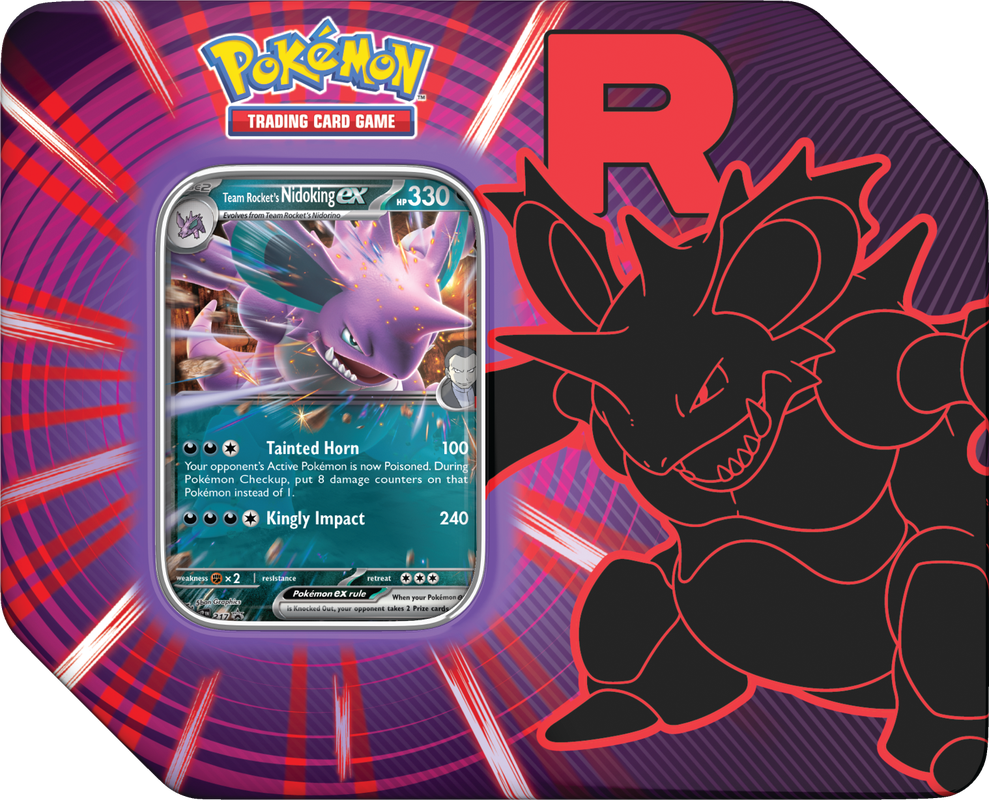Pokemon: Team Rocket Tin - Nidoking