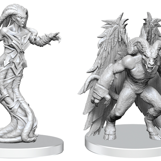Pathfinder Unpainted Minis: Gylou & Ferrugon (90837)