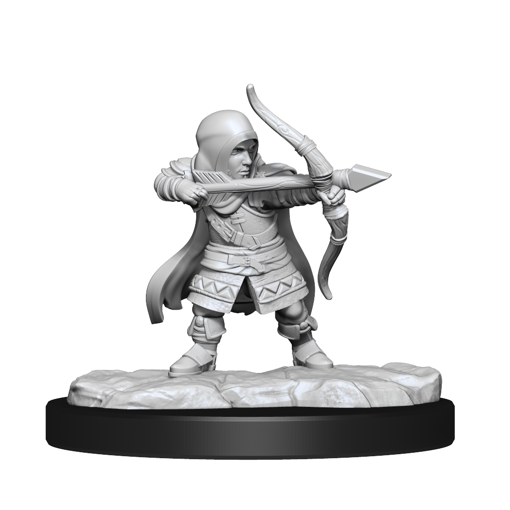 Critical Role Unpainted Minis: Lotusden Halfling Ranger
