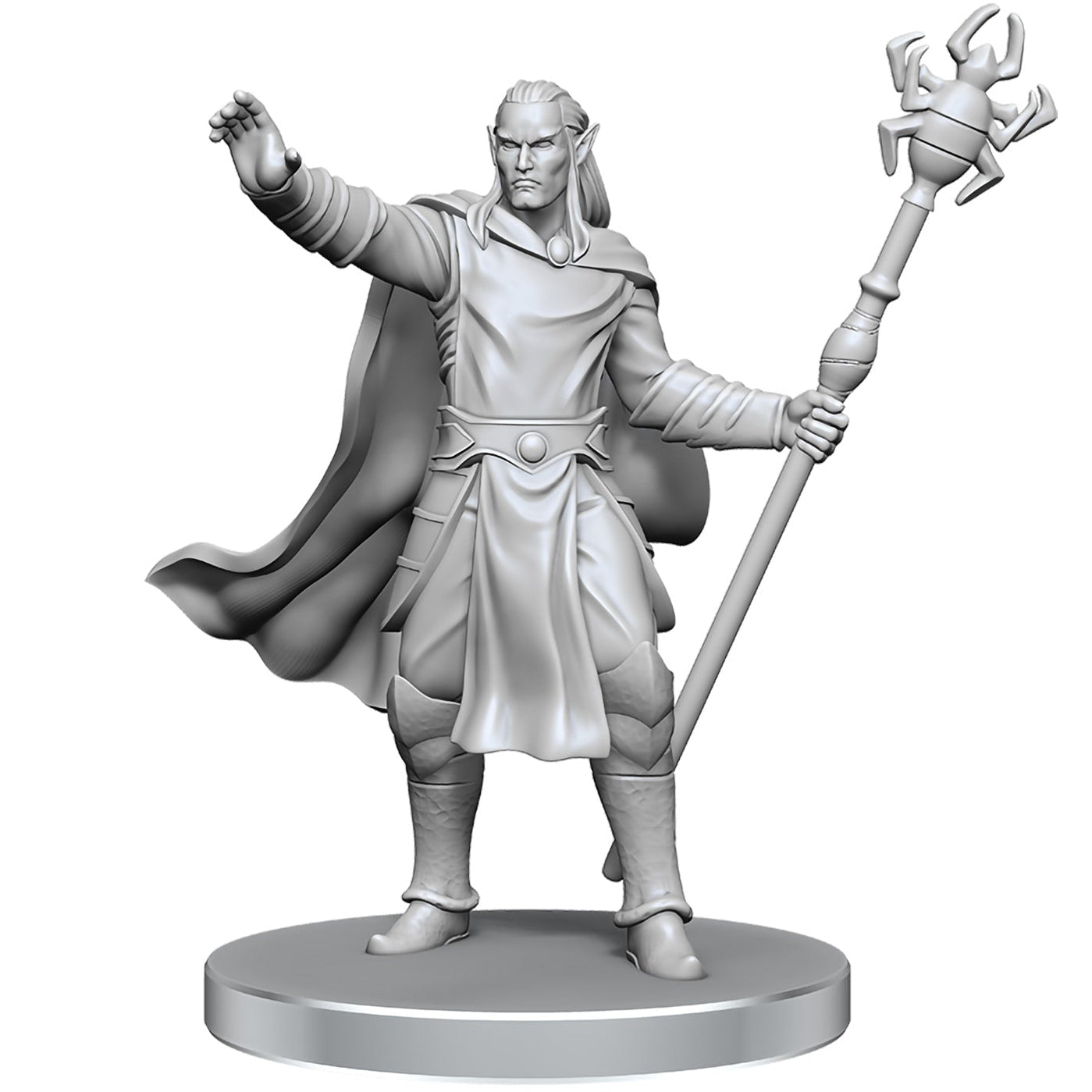 D&D Unpainted Minis: Drow Mage & Yochlol (90858)