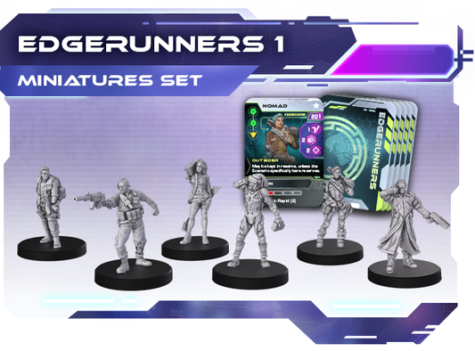 Cyber Punk Red Combat Zone : Edgerunners Faction Starter 1