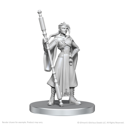Critical Role Unpainted Minis: Beauregard Lionett & Caleb Widogast (90789)