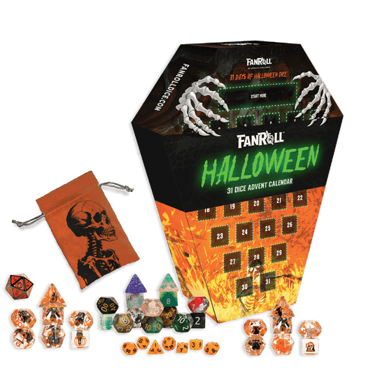 Fanroll Halloween Dice Calendar