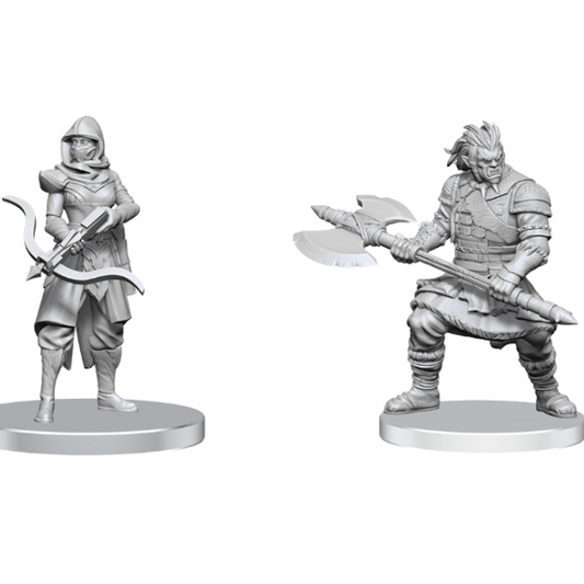 D&D Unpainted Minis - Assassin & Berserker (90809)