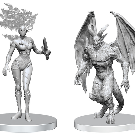 Pathfinder Unpainted Minis: Gargoyle & Shae (90839)