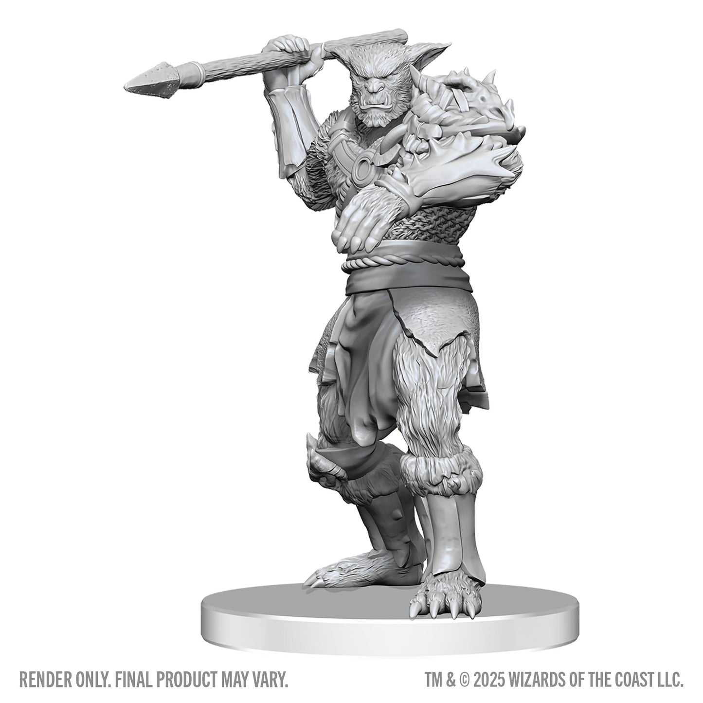 D&D Unpainted Minis - Bugbear Stalker & Goblin Hexer (90808)