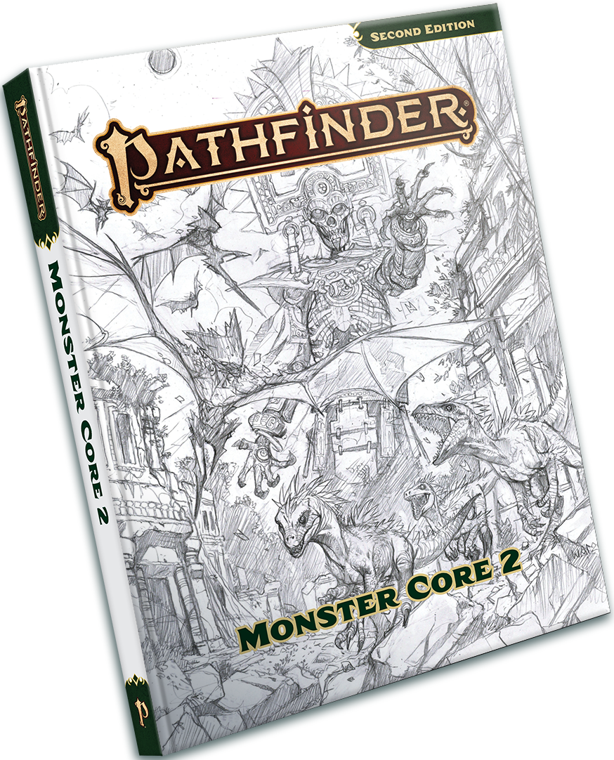 Pathfinder 2E - Monster Core 2 (Sketch Cover)