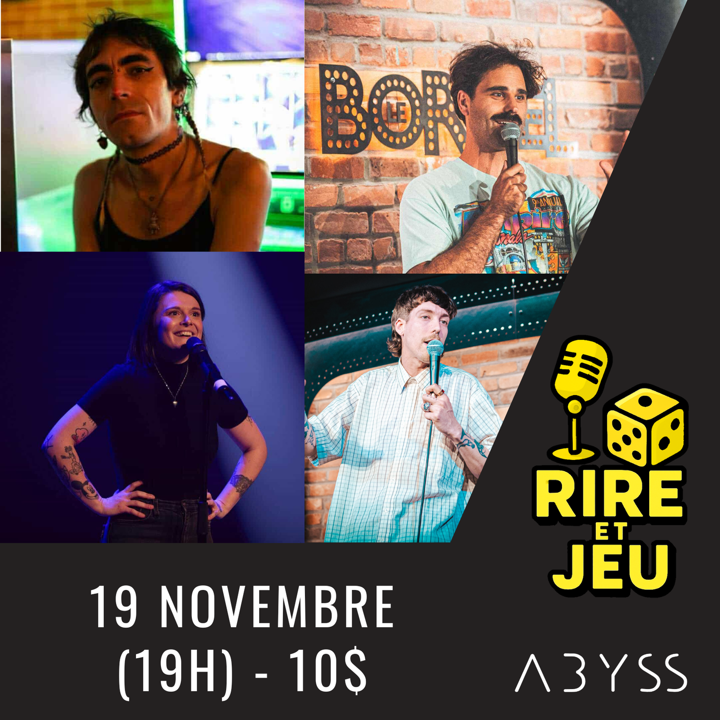 Rire et Jeu: Spectacle d’humour animé par Patrick Bourassa