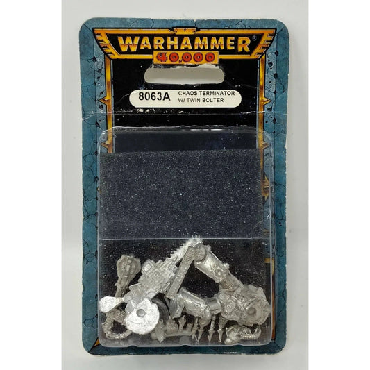Chaos Space Marines - Chaos Terminator with Twin Bolter (8063A-M)