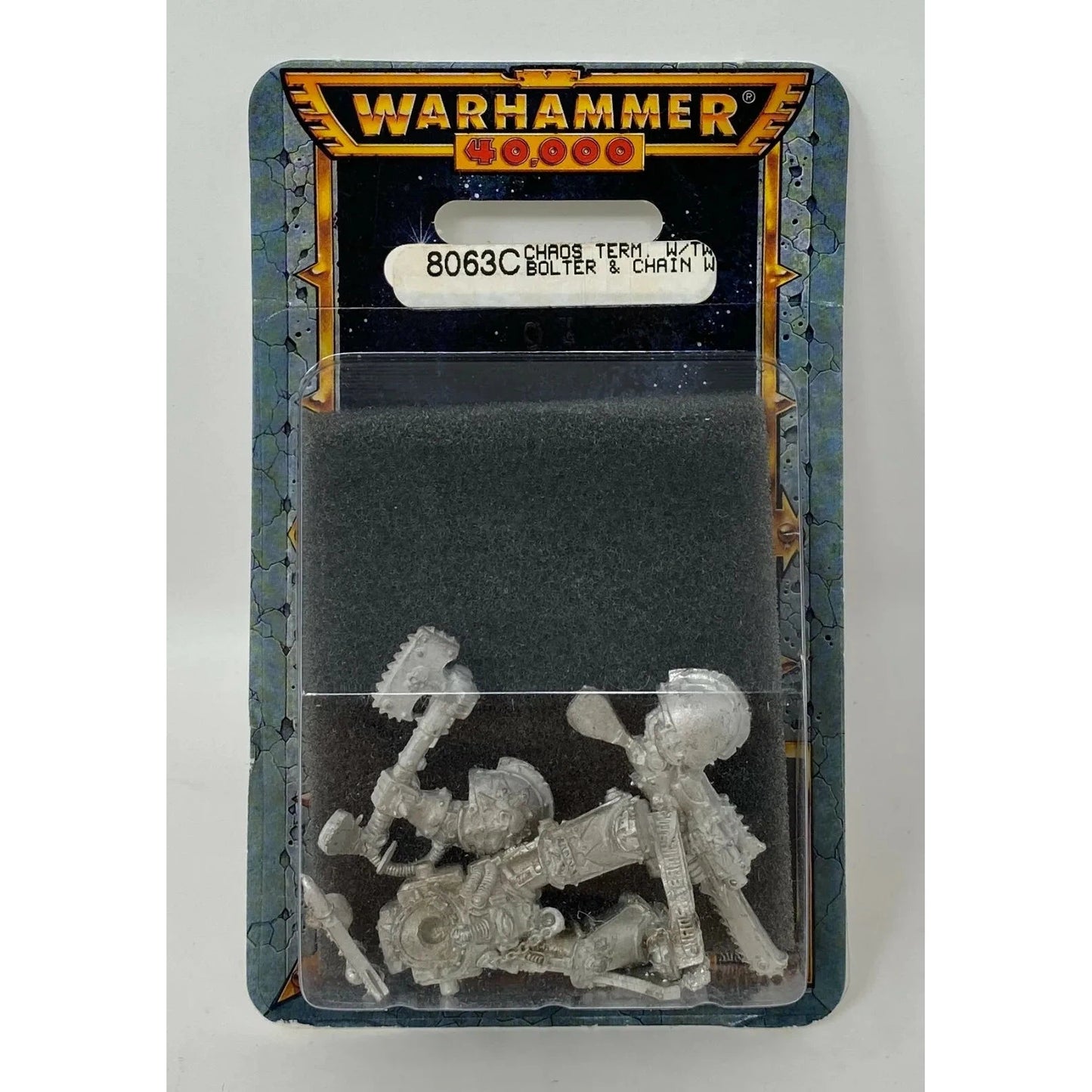 Chaos Space Marines - Chaos Terminator with Bolter & Chain Weapon (8063C-M)