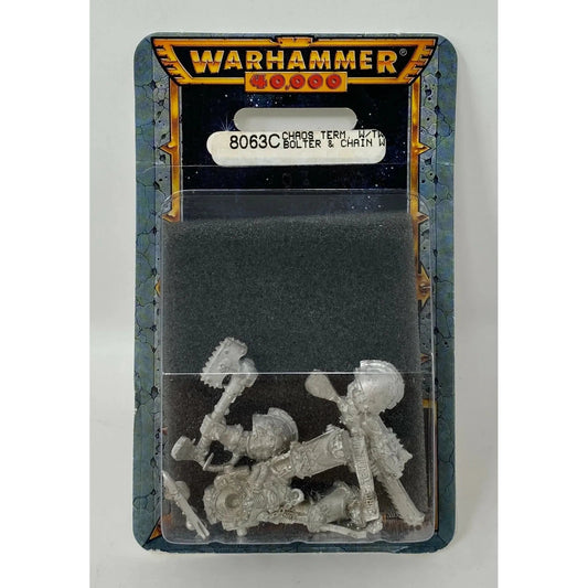 Chaos Space Marines - Chaos Terminator with Bolter & Chain Weapon (8063C-M)