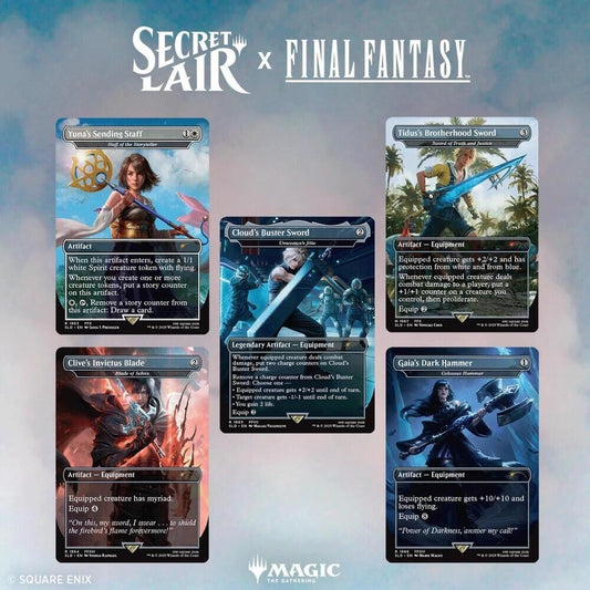 Secret Lair X Final Fantasy : Weapons - Rainbow Foil Edition