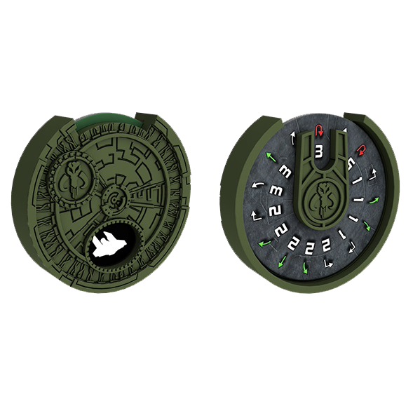 V1 Star Wars X-Wing - Scum Maneuver Dial Upgrade Kit ( SWX51 ) - Used