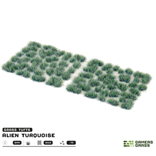 Gamers Grass Tuft - Alien Turquoise