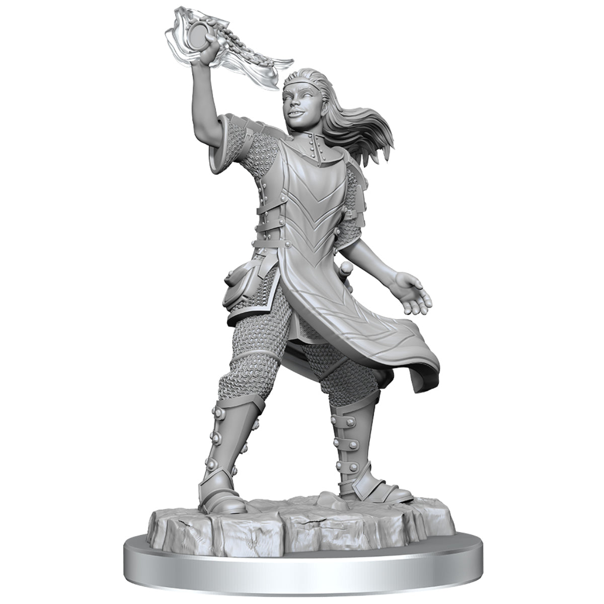 D&D Unpainted Minis - Aasimar Female Cleric (90409)