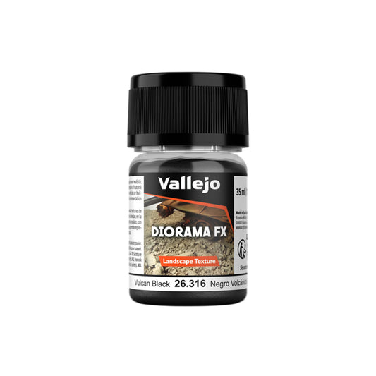 Vallejo - Diorama FX - Landscape Texture - Vulcan Black