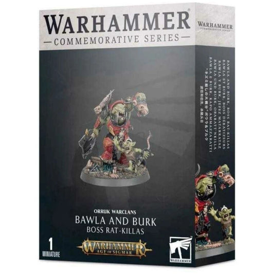 Orruk Warclans - Bawla and Burk Commemorative Miniature