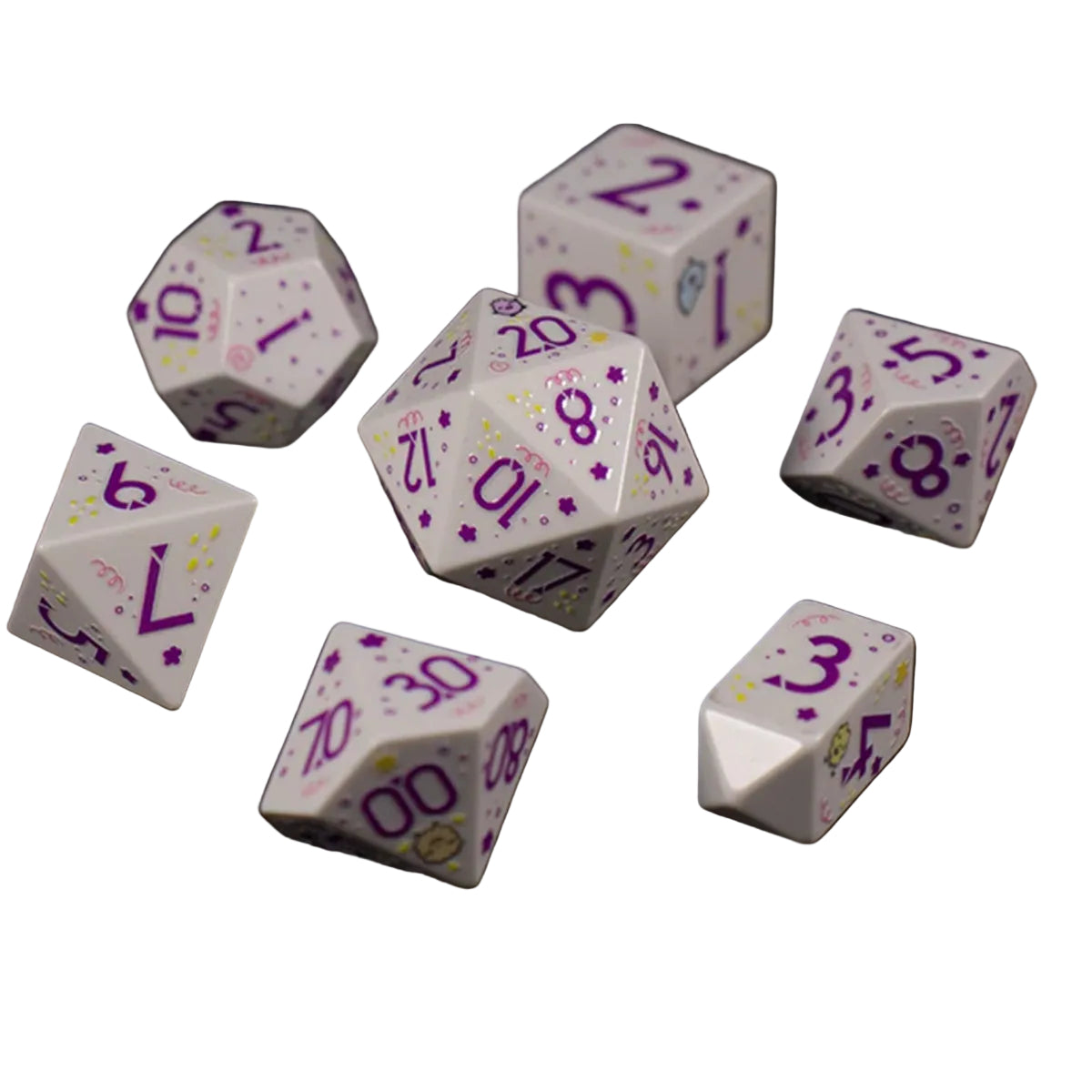 Botch Dices - 7-Die Polyhedral Set - Whimsical Pals (BOT001002)