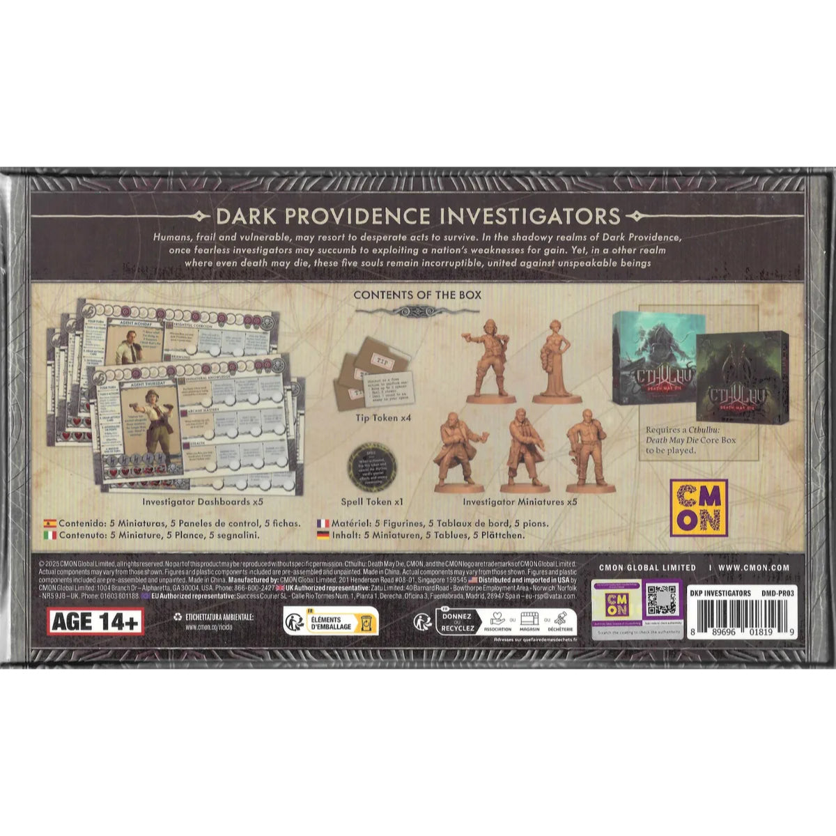 Cthulhu: Dark Providence - Investigator Expansion