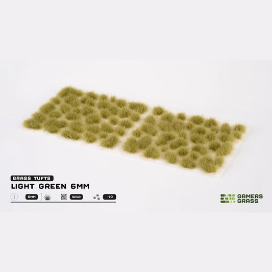 Gamers Grass Light Green 6mm Tuft - Wild