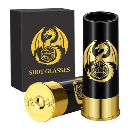 Shot Glasses - 12 Gauge Dragon Shells