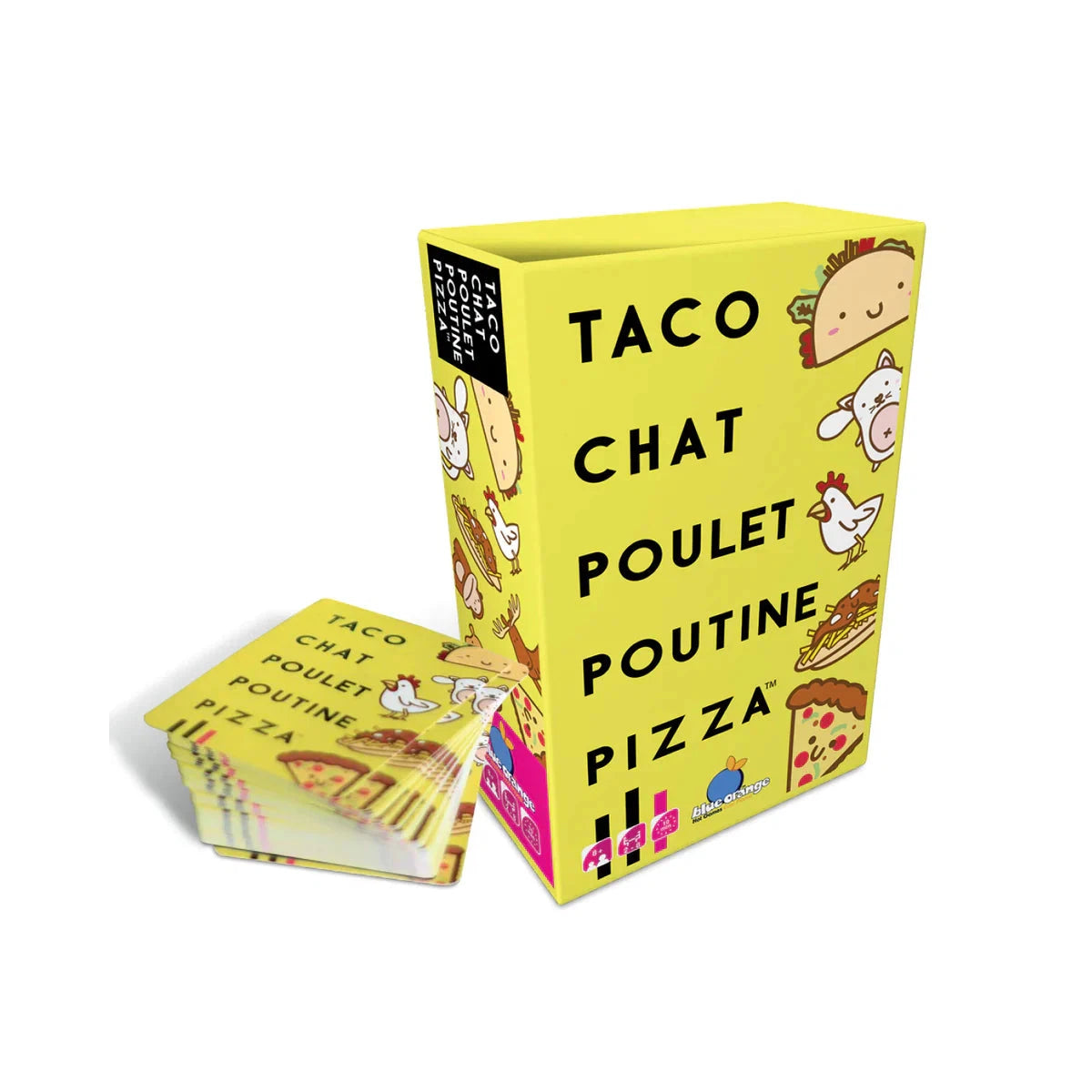 Taco, Chat, Poulet, Poutine, Pizza