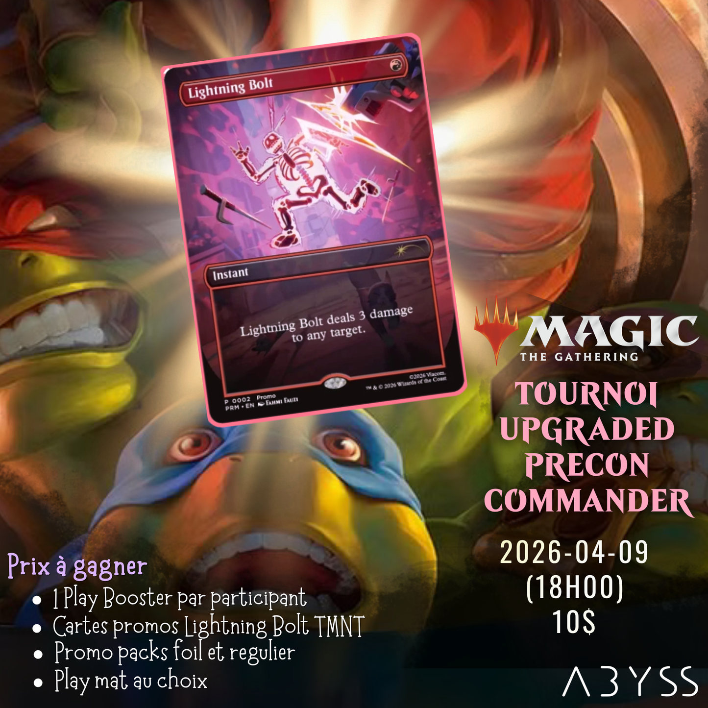 MTG Amical Commander Precon Tournoi  2026-04-09