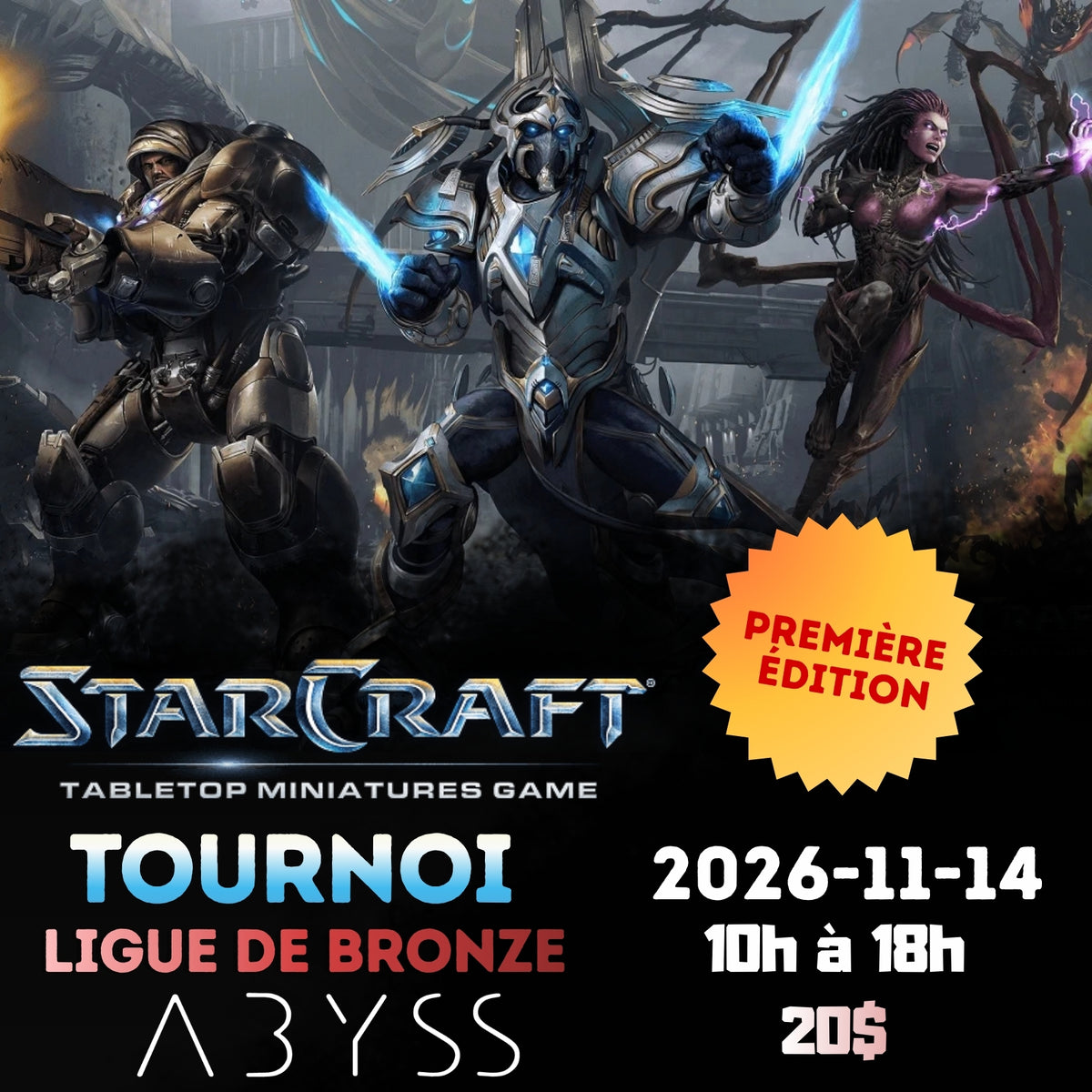 Tournoi StarCraft Ligue de Bronze 2026-11-14