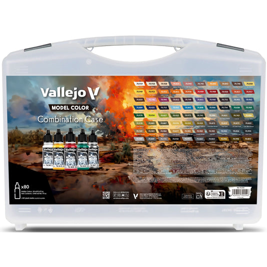 Vallejo Model Color - Combination Case 80 Paints - Val70254