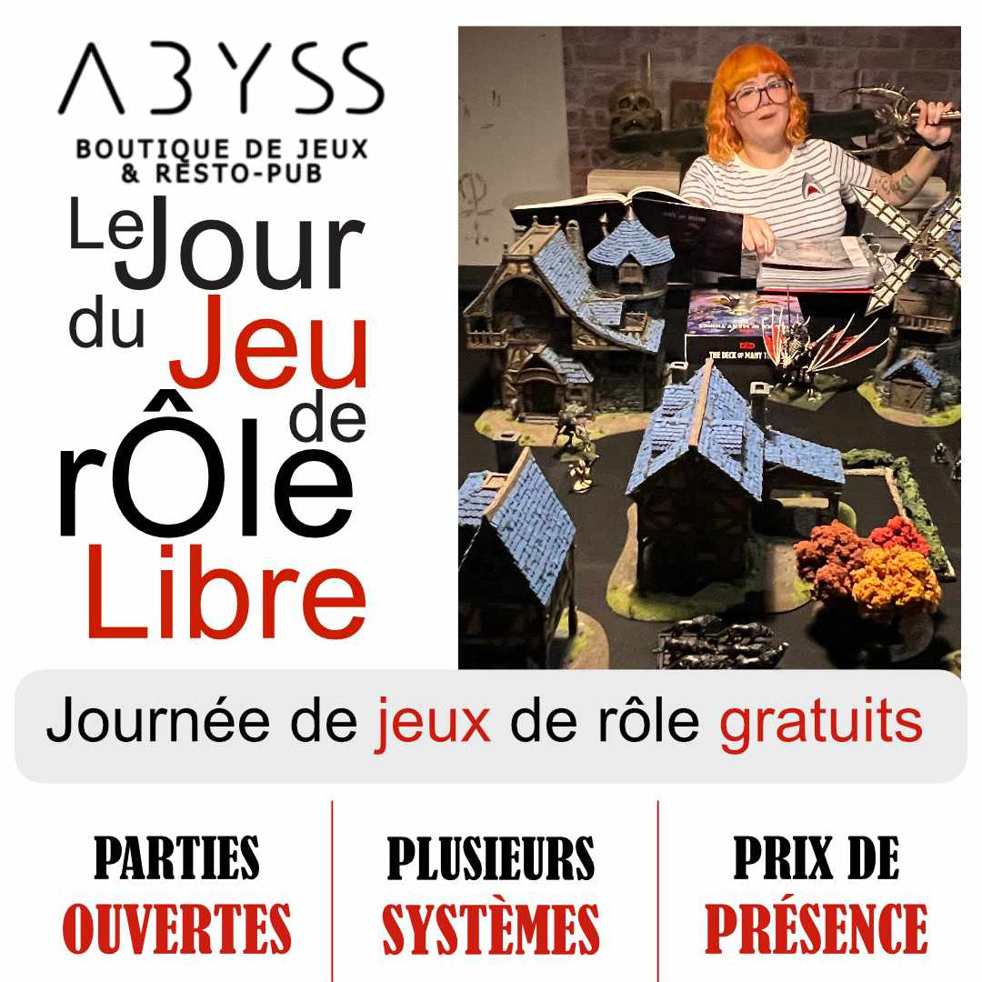 Le Jour du Jeu de Rôle Libre (Free RPG Day) 2026-06-27
