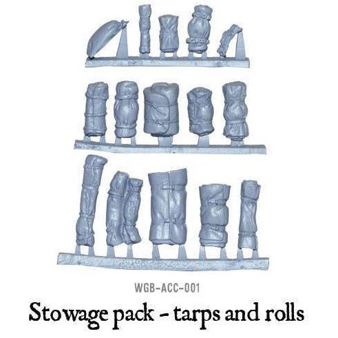 Bolt Action - Stowage Pack: Tarps and Rolls