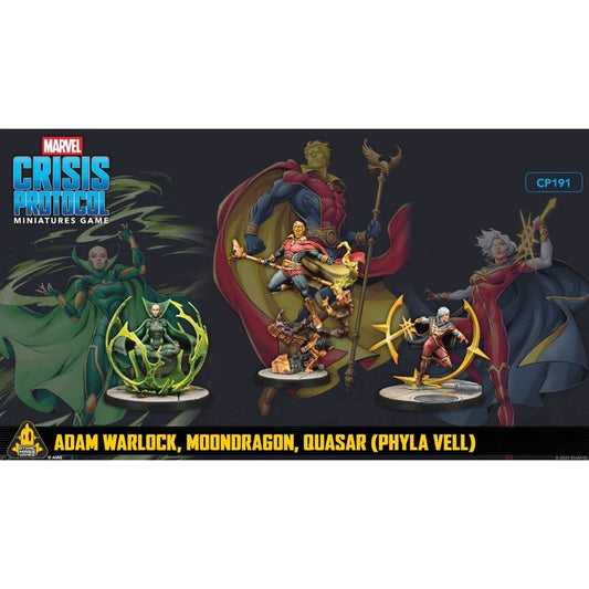 Marvel Crisis Protocol -Adam Warlock, Moondragon & Quasar (CP191)